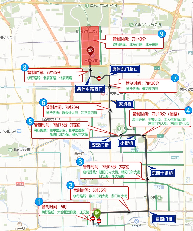 出行注意！北京将举行多项体育赛事 这些路段交通将受影响