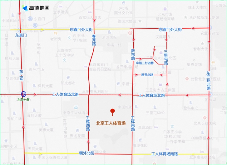 出行注意！北京将举行多项体育赛事 这些路段交通将受影响